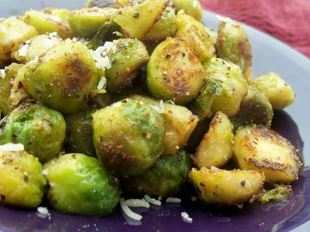 Brussels Sprouts in Garlic Butter