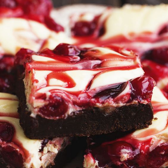 CHERRY CHEESECAKE BROWNIES