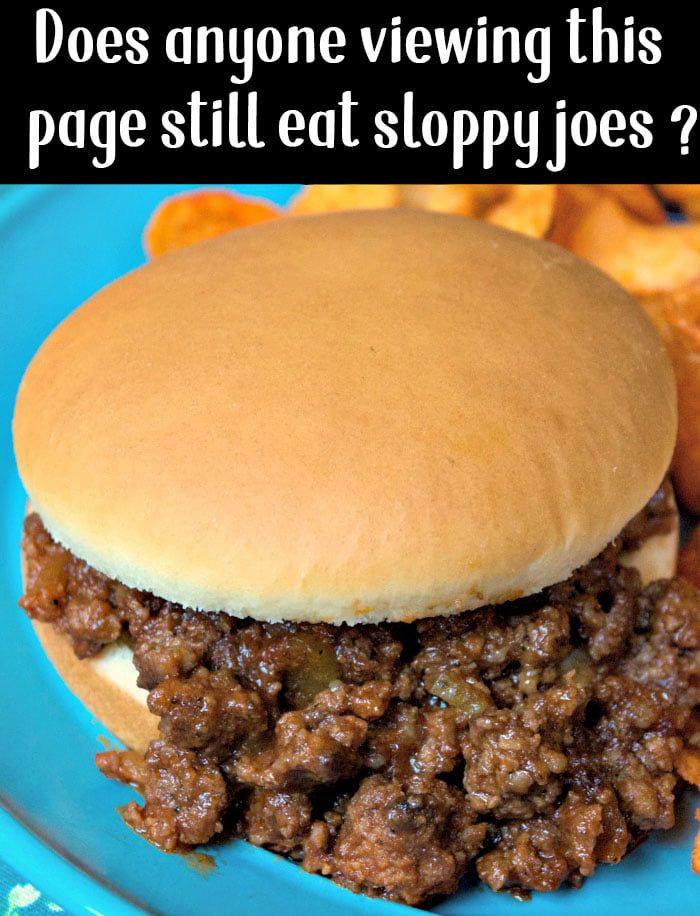 HOMEMADE SLOPPY JOES