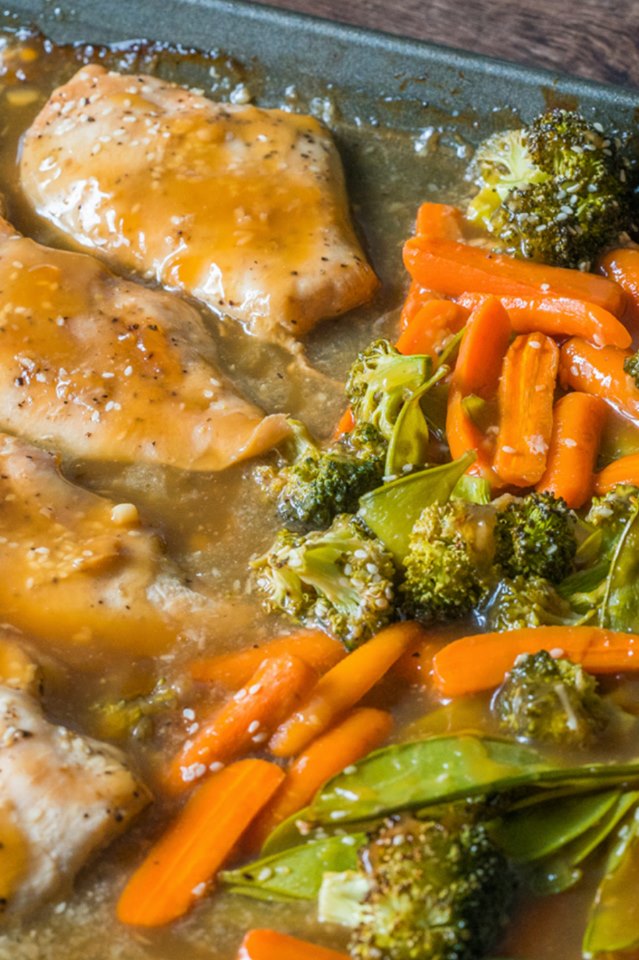 Sheet Pan Honey Garlic Chicken