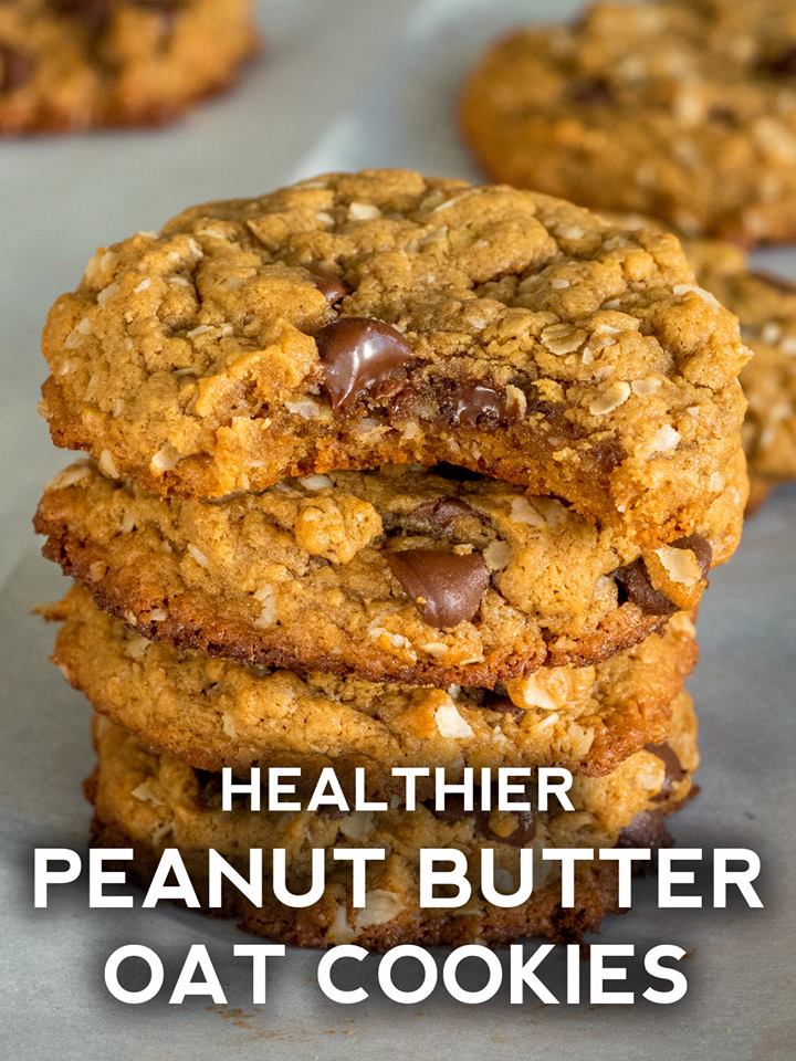 Gluten-Free Peanut Butter Chocolate Chip Oat Cookies