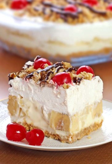 No Bake Banana Split Dessert - heaven recipes home