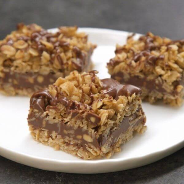 No-Bake Chocolate Oat Bars