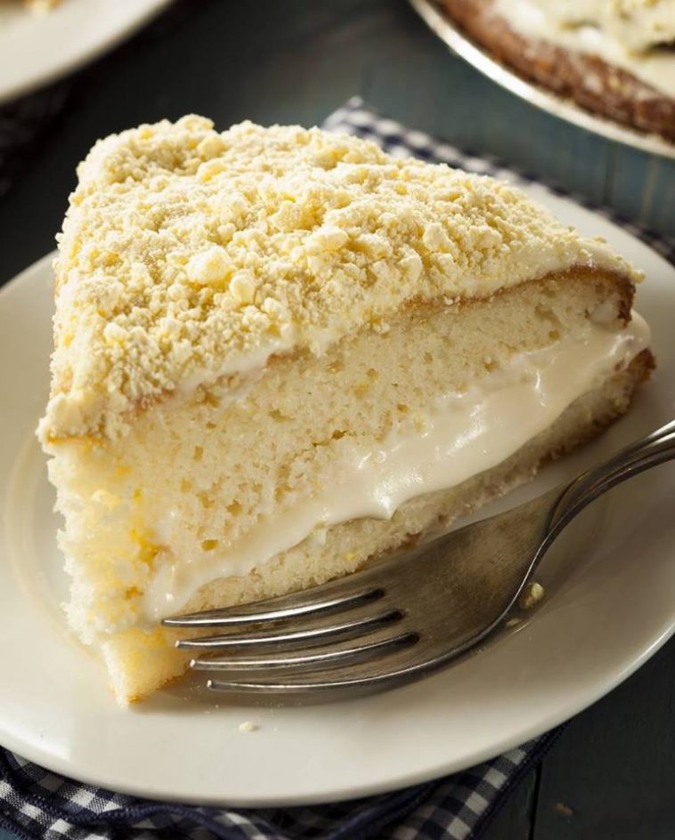 Cream Cheese Lemon Crumb Cake