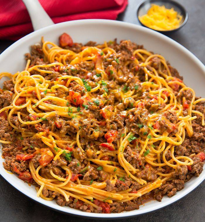 Taco Spaghetti To Die For