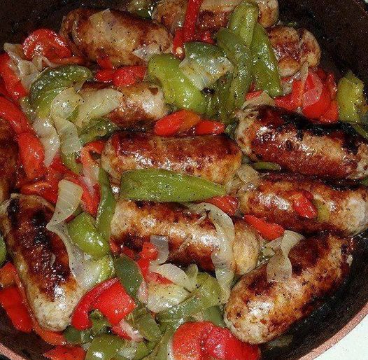 Sausage, Peppers, and Onions