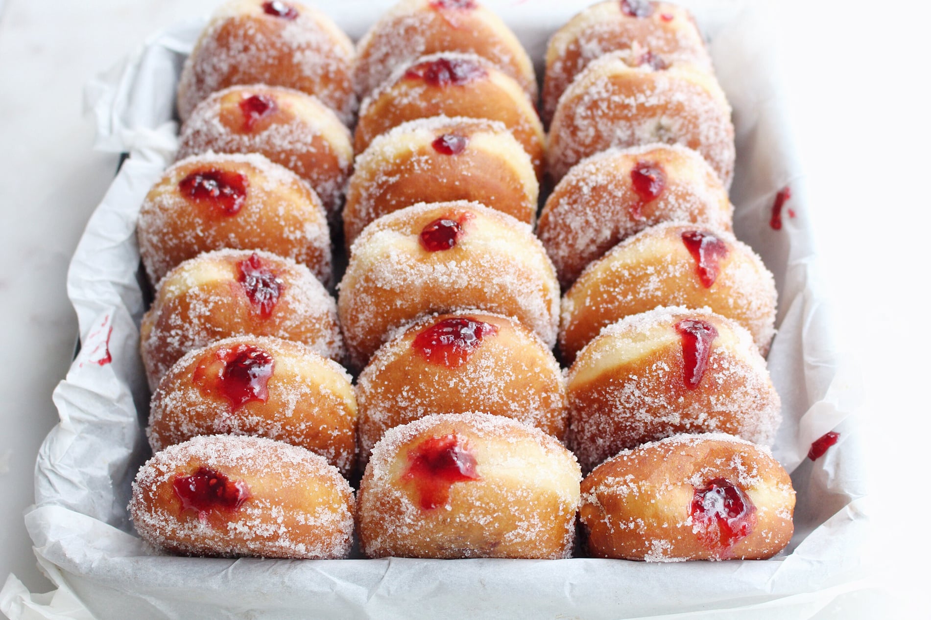 IMPLE JAM FILLED DONUTS RECIPE