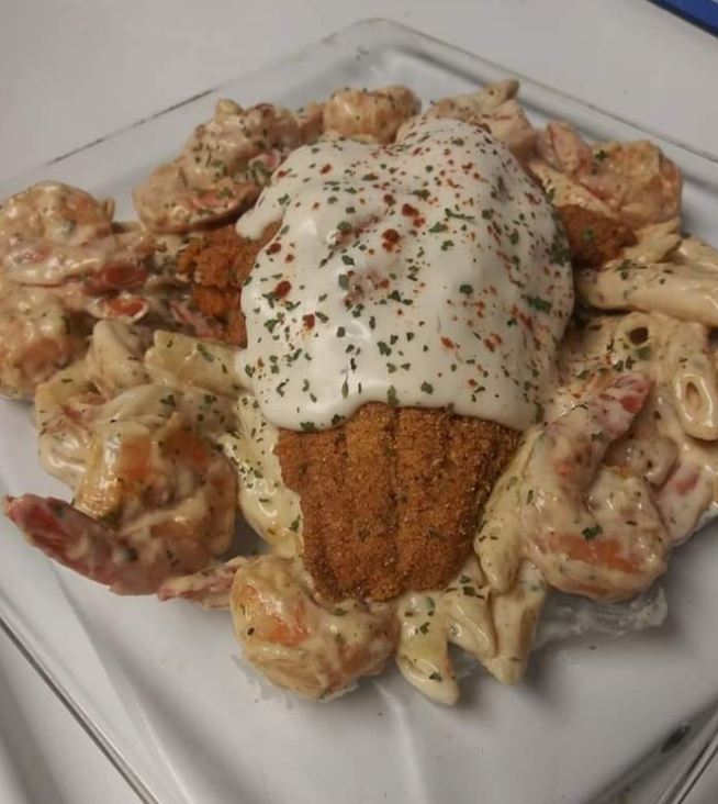 Catfish Shrimp Alfredo Casserole Recipe