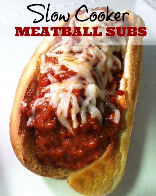 Slow Cooker Meatball Subs Recipe