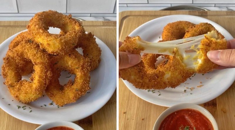 Mozzarella Stick Onion Rings