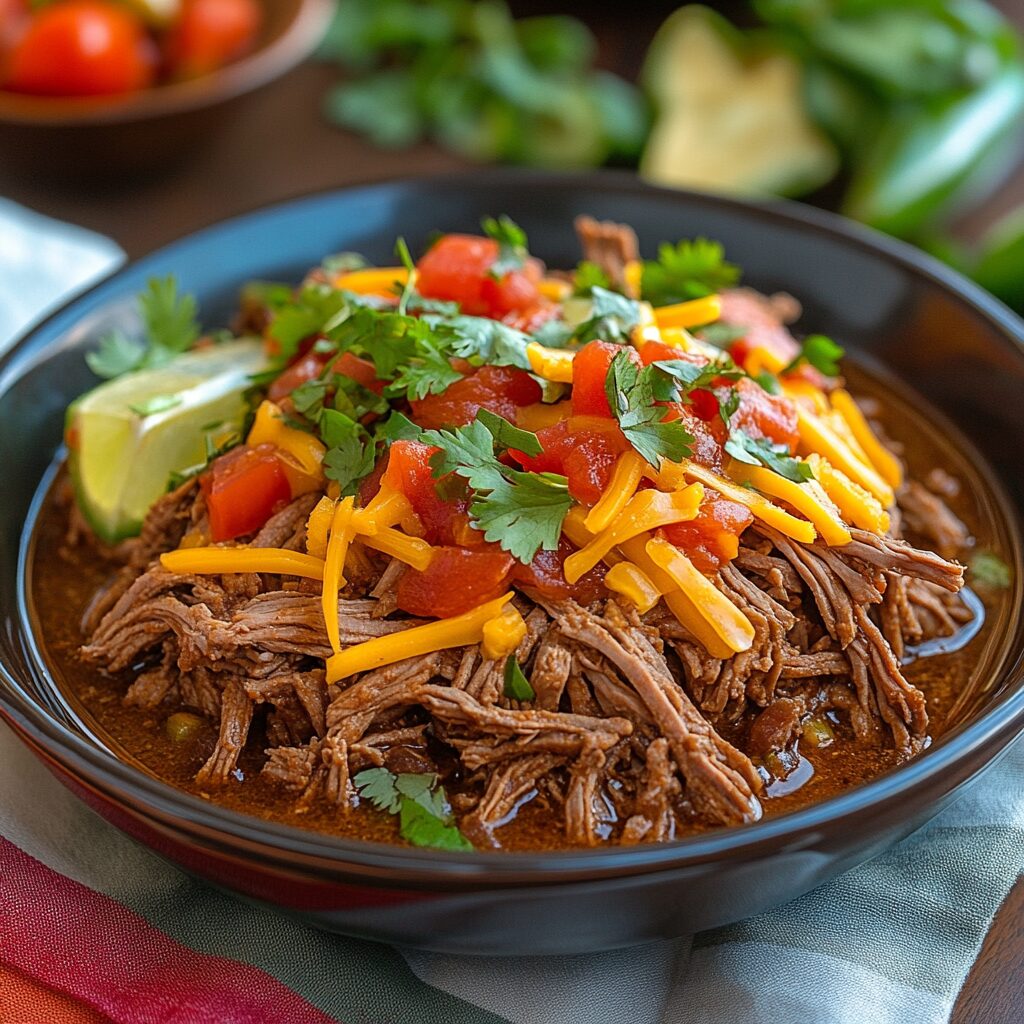 Crock Pot Shredded Mexican Beef