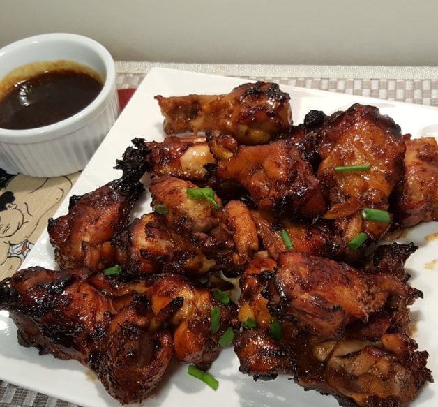 Honey Bourbon Chicken Wings