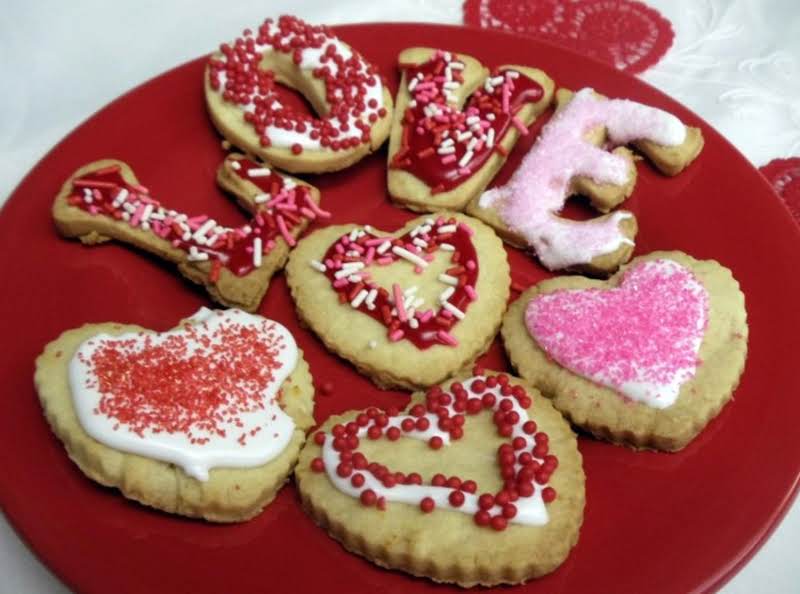 Valentine Sugar Cookies – Citrus Flavored