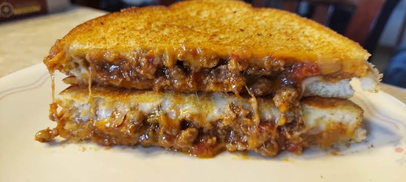 Sloppy joe grilled cheese