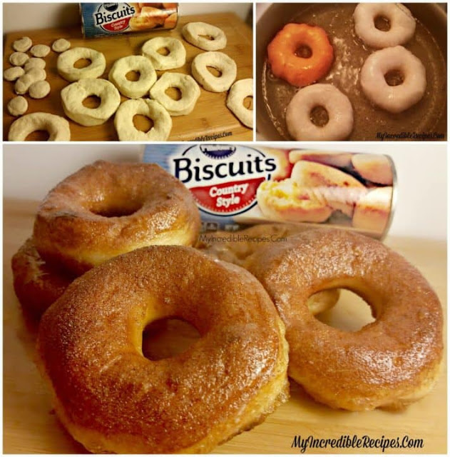 Easy Canned Biscuit Donuts