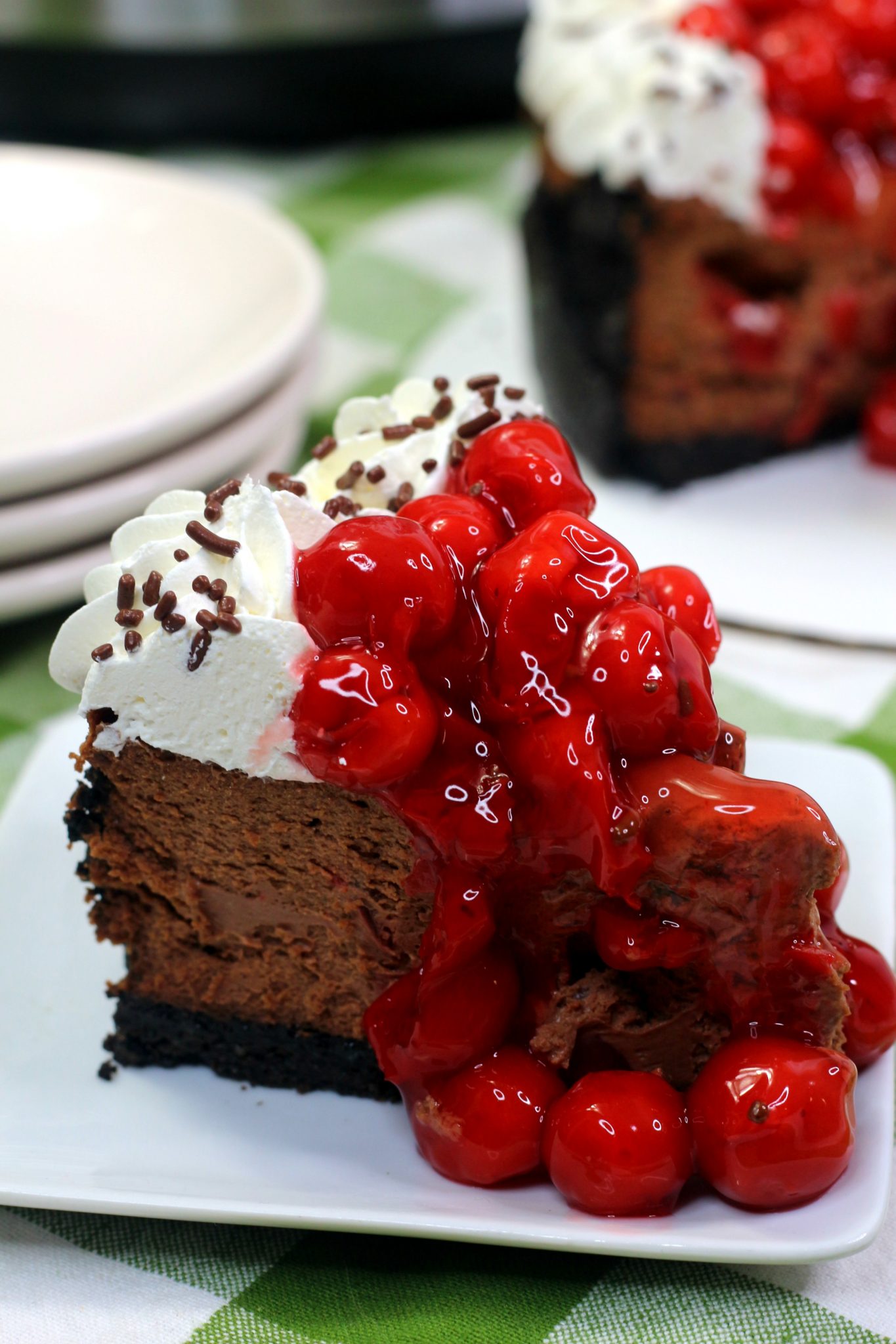 Instant Pot Black Forest Cheesecake Recipe