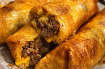 Cheese Steak Egg Rolls