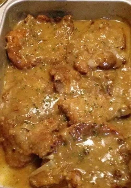 SMOTHERED PORK CHOPS