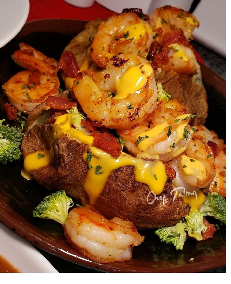 Shrimp Baked Potatoes !