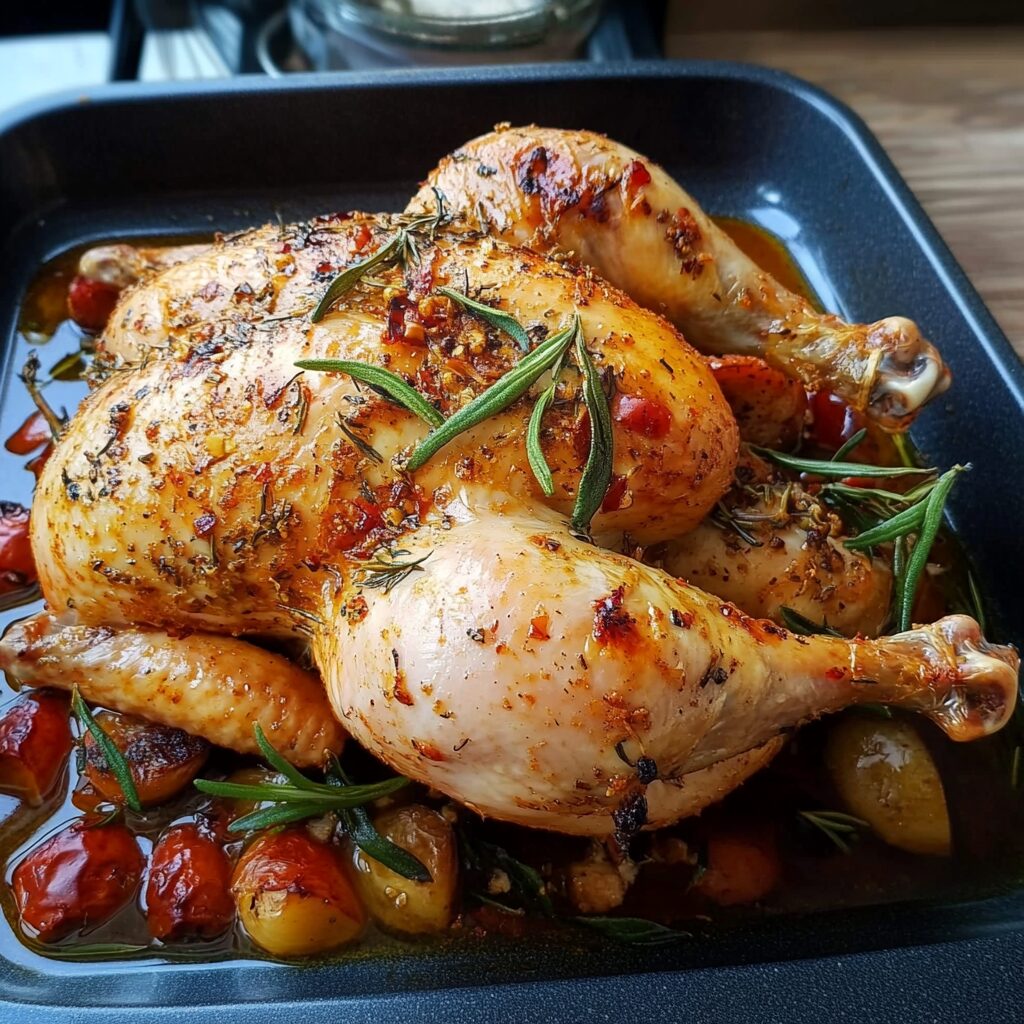 Roasted chicken recipe