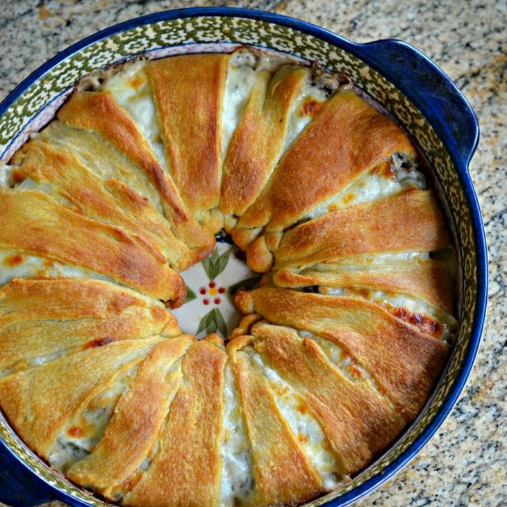 Cheesesteak Crescent Ring