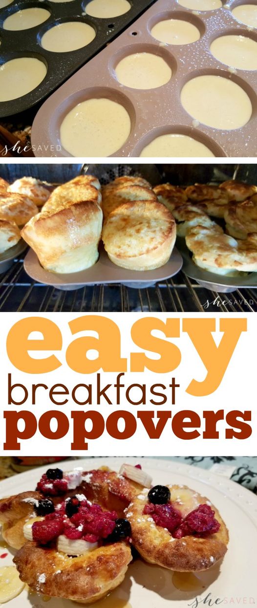 Easy Breakfast Popovers Recipe