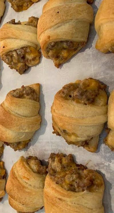 SAUSAGE CREAM CHEESE CRESCENTS