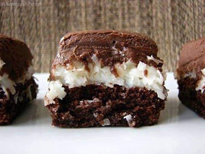 Mounds Candy Bar Brownies