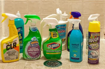 DIY shower and tub cleaner