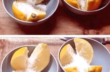 Cut the lemon this way and add salt. The solution to a big problem at home!