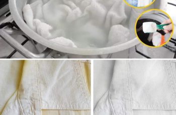 How to whiten your laundry and get rid of old yellow stains