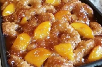 Krispy Kreme Peach Cobbler