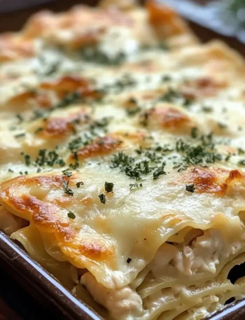 Creamy Chicken Lasagna