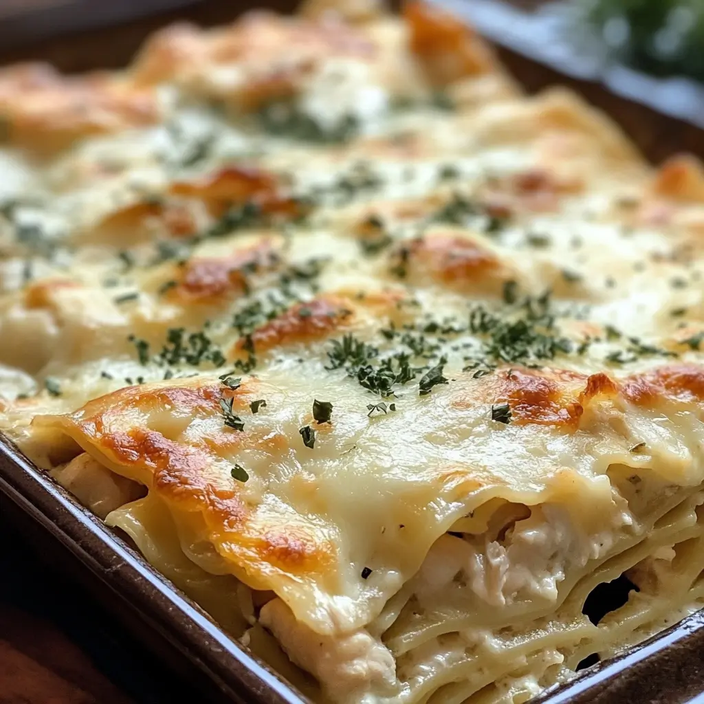 Creamy Chicken Lasagna