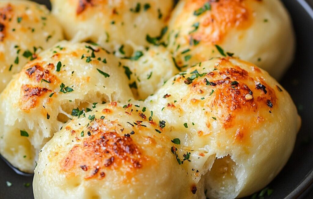 Easy Garlic Cheese Bombs