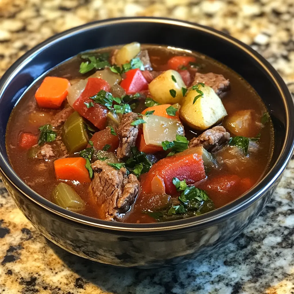 Hearty Beef and Vegetable Soup