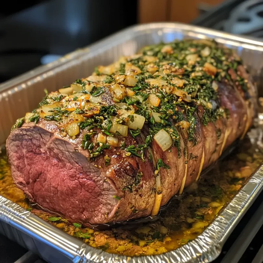 Herb Butter Beef Tenderloin Roast