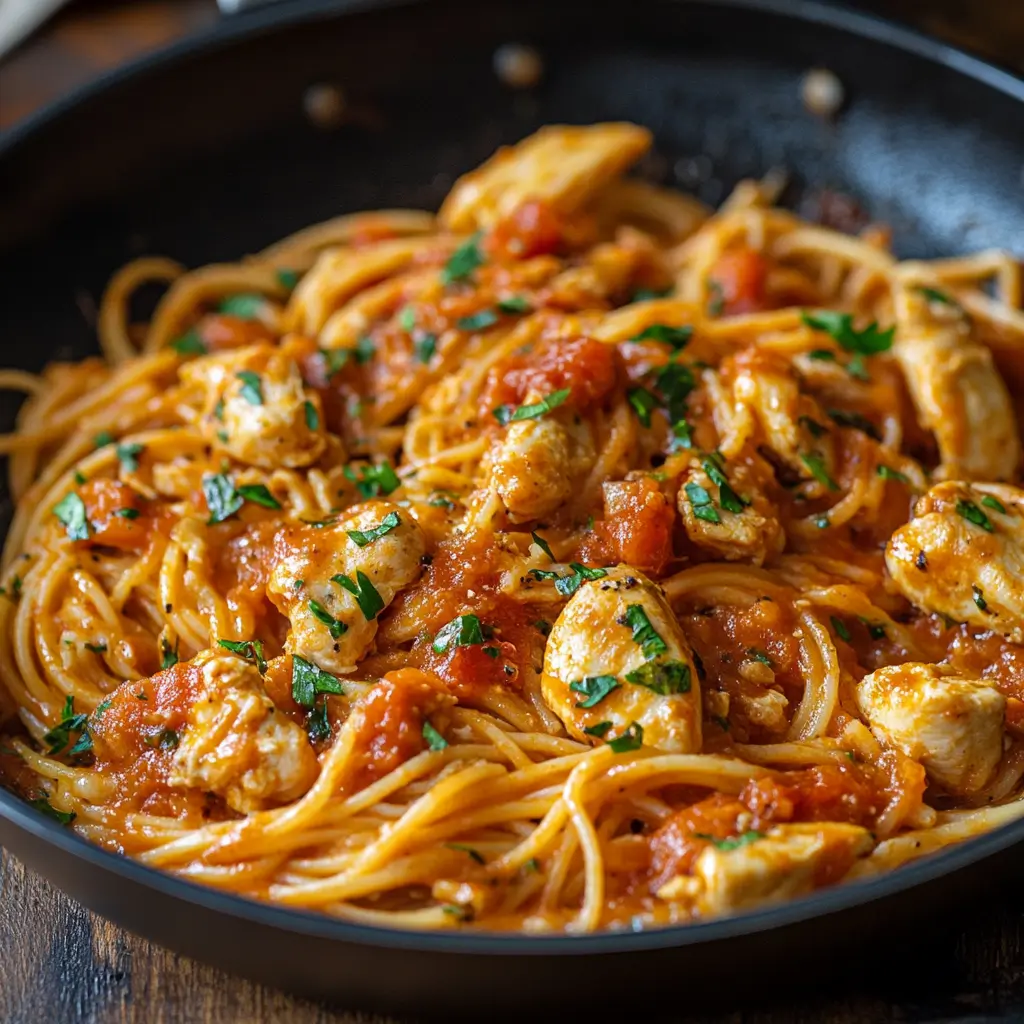 Monterey Chicken Spaghetti